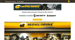 Desktop Screenshot of manilabike.it